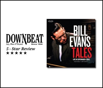 Downbeat - 5-Star Review - Bill Evans, Tales