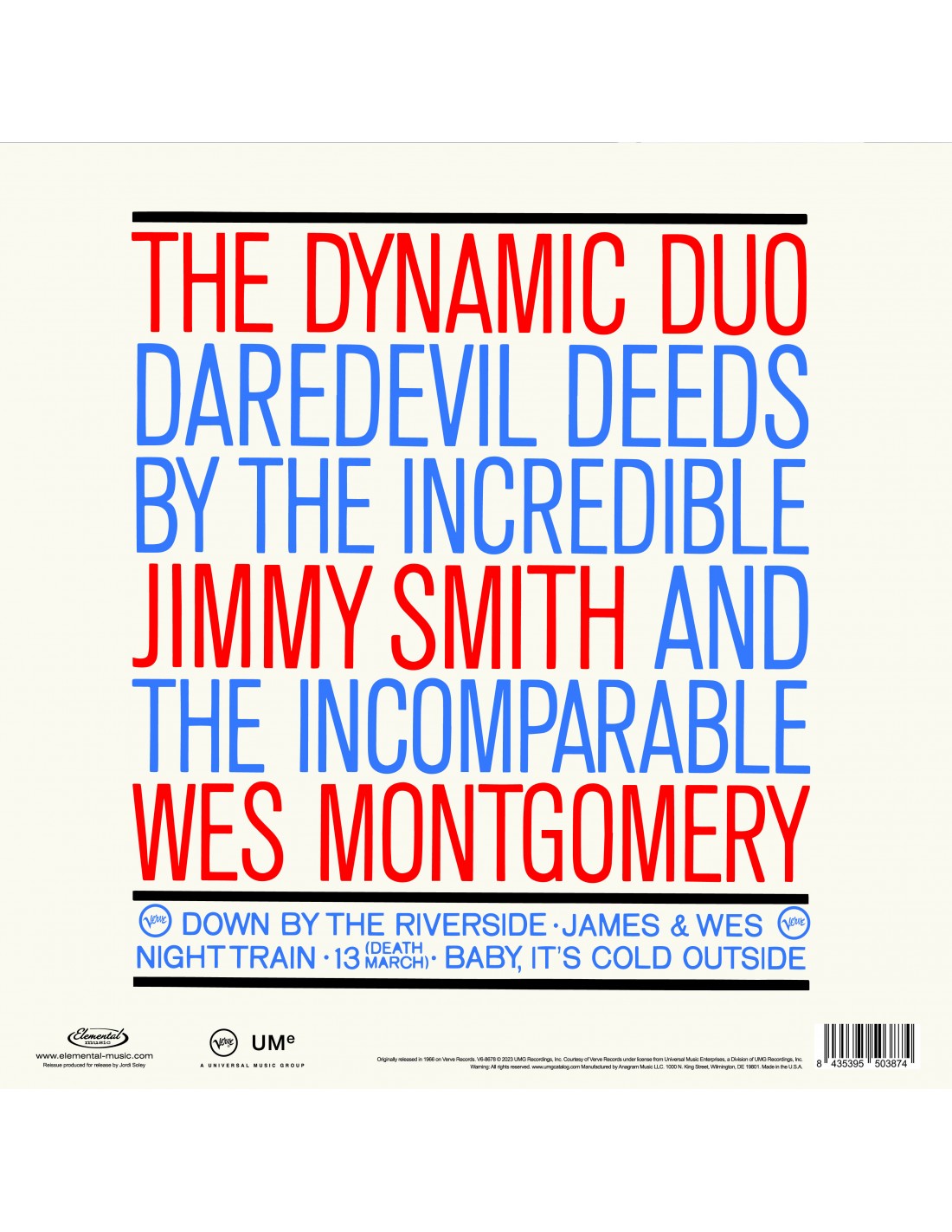 Jimmy Smith & Wes Montgomery - Jimmy & Wes: The Dynamic Duo