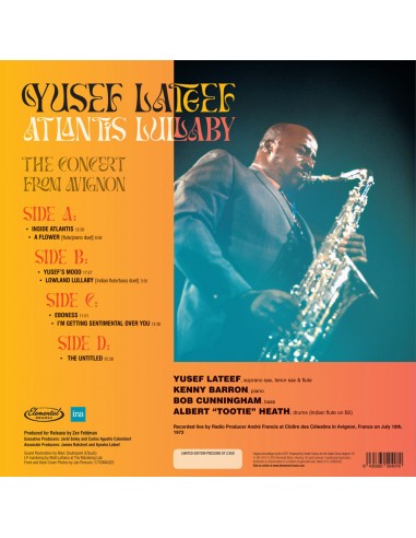 Yusef Lateef – Atlantis Lullaby - The Concert From Avignon
