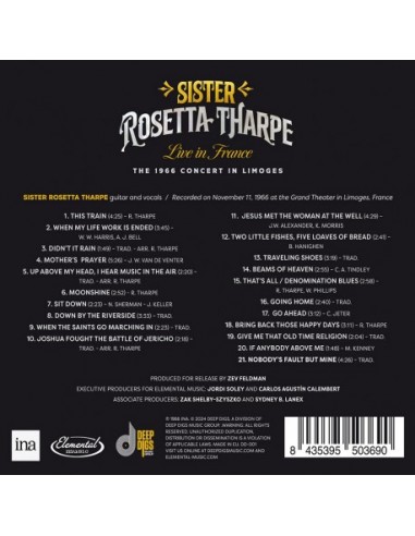 Sister Rosetta Tharpe - Live in...
