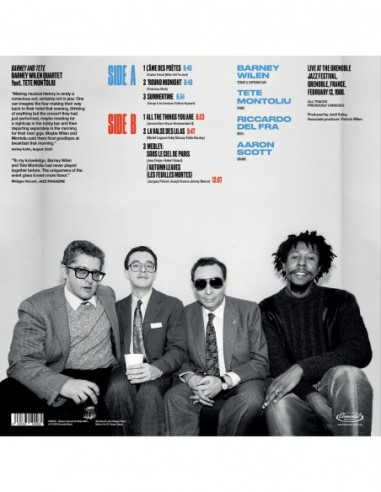 Barney Wilen Quartet feat. Tete...