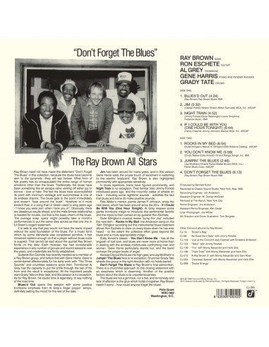 Ray Brown - Don't Forget The Blues  -...