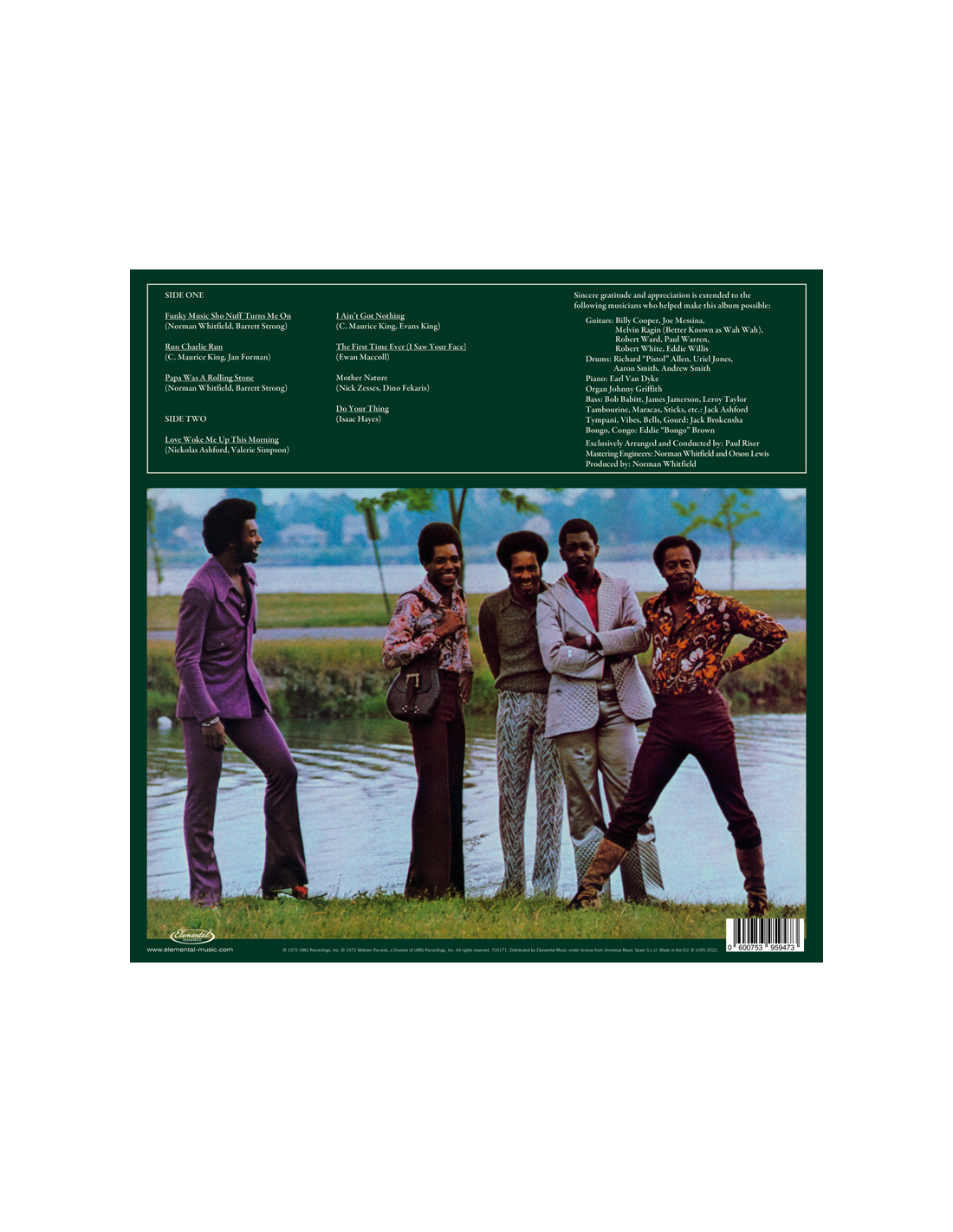 1972 Gave Us the Greatest Soul Song Ever, the Temptations' 'Papa Was a  Rollin' Stone' • The Record