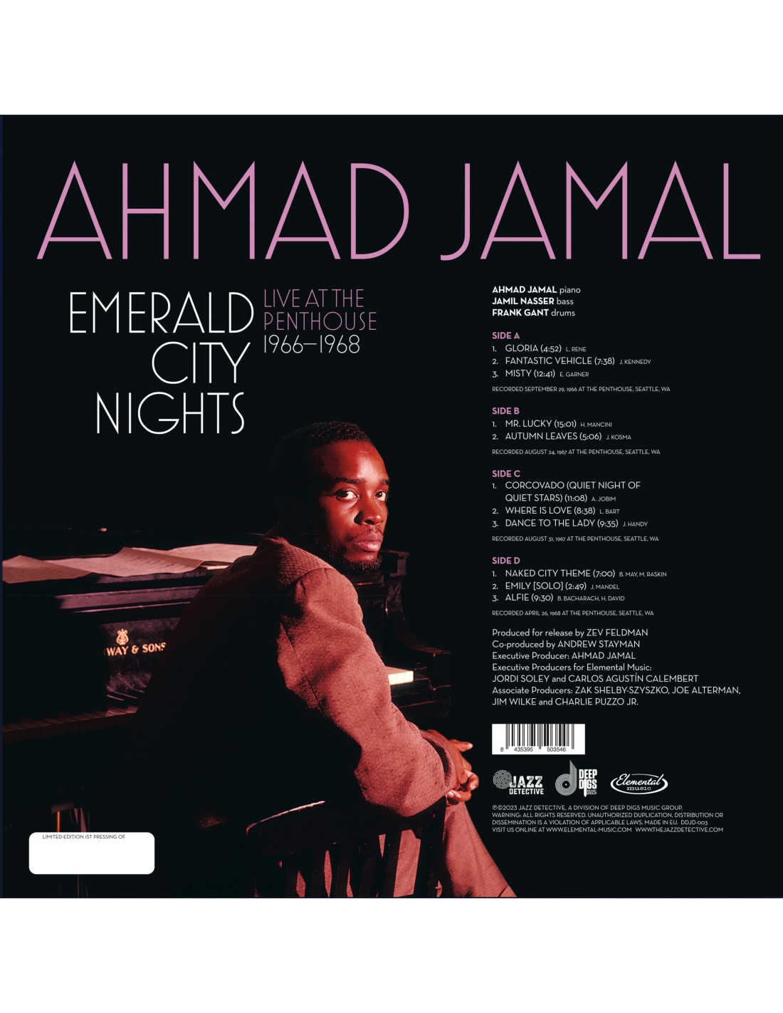 Nights:　Emerald　City　1966-1968　Live　Penthouse　at　the　Ahmad　Jamal