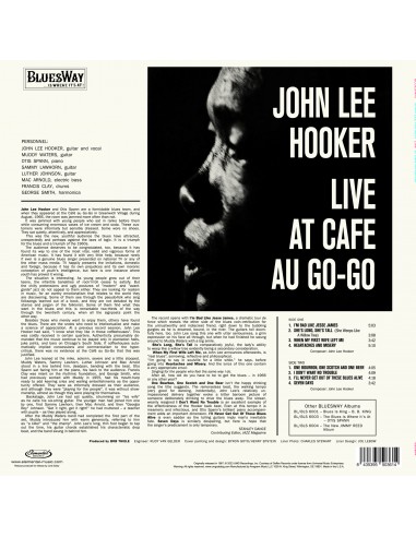 JOHN LEE HOOKER - LIVE AT CAFE AU GO GO