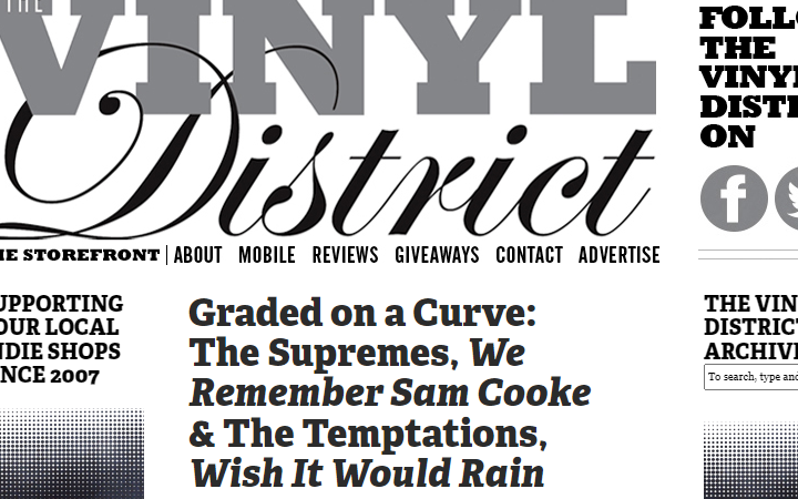 Graded on a Curve: The Supremes, We Remember Sam Cooke & The Temptations, Wish It Would Rain
